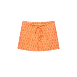 Pull&Bear Hlače oranžna / temno oranžna