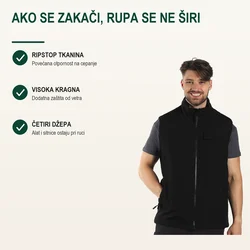 Tekton Pro Radni prsluk Tanker, Crni