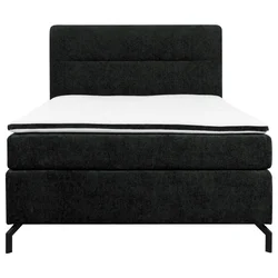 Esposa BOXSPRING POSTELJA 140 cm  x 200 cm , tekstil črna