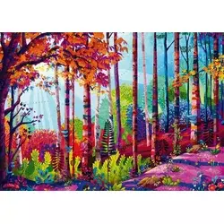Schmidt - Puzzle Redina Tili: V osrčju gozda - 1 000 kosov