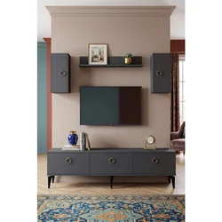 Hanah Home TV komoda Demet, antracit