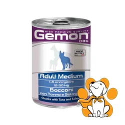Gemon Adult Medium Chunks with Tuna and Salmon 415g,Vlažna Hrana za Srednje Rase