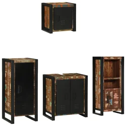 Set namještaja za kupaonicu 4 pcs Čvrsto drvo iz reciklaže