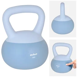 REBEL ACTIVE Meka vinilna girja (Soft Kettlebell), 5 kg, model RBA-2333-05