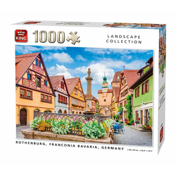 King - Puzzle Rothenburg ob der Tauber - 1 000 dijelova