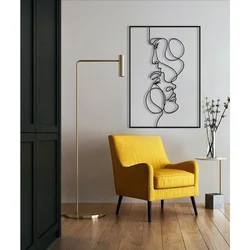 Metalna slika Two faces one soul 45x60