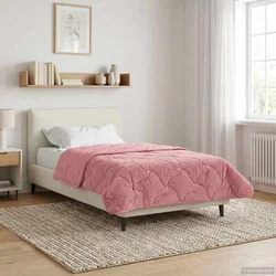 Ljetni pokrivač Ružičasta 140 x 220 cm Mikrofibra i teddy flis