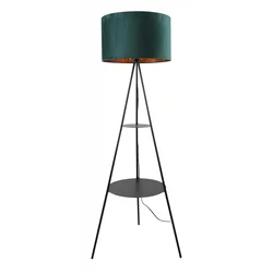Rea Light Olympias HN3095D-B/G/GLD Podna lampa, E27, 60W, O45.5cm, Tamnozelena