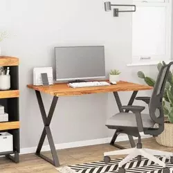 Ploča za radni stol 100x80x2,5 cm pravokutna od drva bagrema