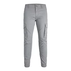 JACK & JONES Kargo hlače, siva