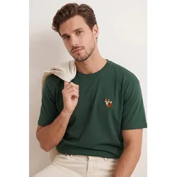 Trendyol Muška majica Tmnss26Ts00047, Kaki