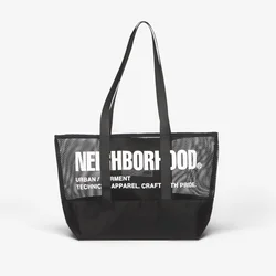 Torba NEIGHBORHOOD Mesh Tote Bag Black Universal
