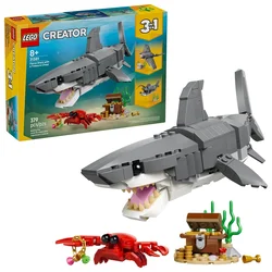 Lego Creator Besna ajkula i kovčeg s blagom 31381, Uzrast 8+