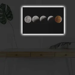 Zidna slika sa LED osvjetljenjem 4570DHDACT-067, 45x70 cm