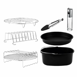 Dodatki Cecotec Cecofry Pack Cvrtnik brez Olja Črna