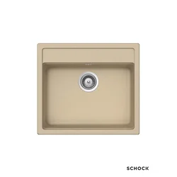 Schock Granitna ugradna sudopera Nemo N-100, 57x51cm, Šampanjac