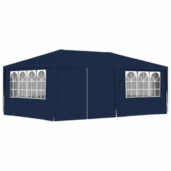 Profesionalni šator za zabave 4 x 6 m plavi 90 g/m2