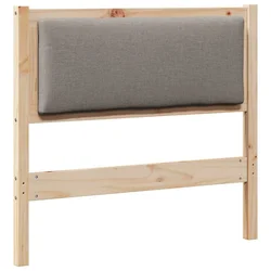 Vidaxl Vzglavje Drugo Rjava 100 cm Trdna borovina