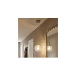 Brilagi - Luster na sajli STELLA 1xE27/60W/230V prečnik 15 cm bež/zlatna