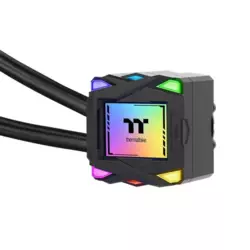 Thermaltake tečni hladnjak, LA360 ARGB LC Sync, AIO 360 mm, PWM 600 ~ 2500 RPM, crni