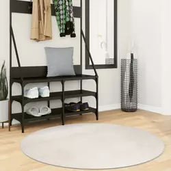 Tepih IZA kratka vlakna skandinavski izgled krem O 120 cm