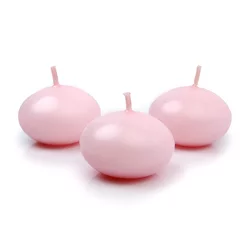 PartyDeco Plavajoče svečke - roza 1 kos 4 cm