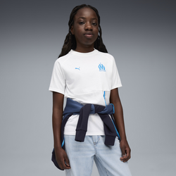 Olympique de Marseille PumaTECH Pocket Tee Youth, White, Size 11-12Y, Clothing