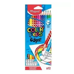 Drvene bojice Maped color peps sa gumicom 1/12