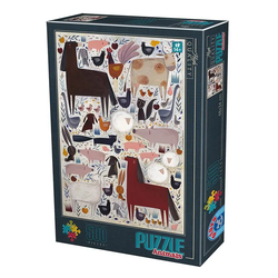 D-Toys - Puzzle Andrea Kürti: Animals - 500 kosov