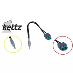 Antenski adapter FAKRA2-DIN Kettz KT-AD22