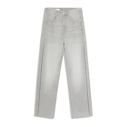 Bershka Kavbojke siv denim