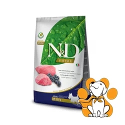 N&D Prime Adult Mini Lamb & Blueberry 7kg, Suva Hrana za Odrasle Pse Malih Rasa