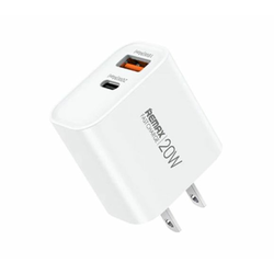 Strujni Fast punjac Kiddy 1xUSB3.0+1 xTIP C 20W RP-U120, beli