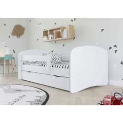 Dječji krevet s ogradicom Ourbaby (140x70cm), bijeli