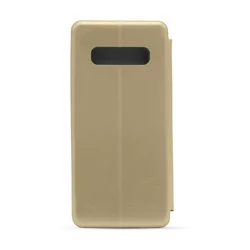 Maska za telefon ROYAL FLIP COVER za Samsung S10 Plus/G975, Bež
