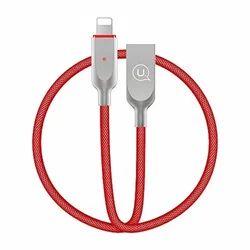 USAMS Kabel USAMS Lightning 1,9 m, izklop, rdeč