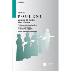 POULENC:UN SOIR DE NEIGE SATB
