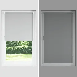 Rolo zavjesa za zamračivanje 64,4 x 120 cm Širina tkanine 60 cm Crna