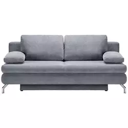 SOFA LEŽAJ tekstil siva