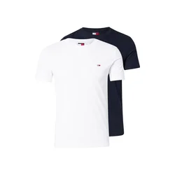Tommy Jeans Majica modra/bela