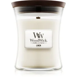 Woodwick Linen dišeča svečka 275 g unisex