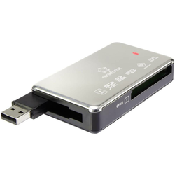 renkforce Zunanji bralnik spominskih kartic USB 2.0 renkforce CS523 ECN srebrne barve