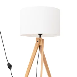 Sollux SL.1908 - Podna lampa NATT 1xE27/15W/230V bela