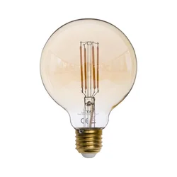 LED sijalica AMBER G95 E27/6,5W/230V 3200K