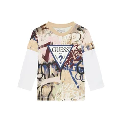 Guess Bluza N5YI09 K8HM4 Pisana Regular Fit