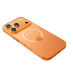 Mofei Maska za mobilni telefon iPhone 17 Pro / iPhone 17 Pro Max, Providno-narandžasta