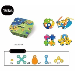 CAB Toys Magnetni Flexy komplet - 16 kos