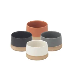SET SERVIRNE SKLEDICE STONE 9,5xH5,5CM/4 KOS/KERAMIKA /EVVIVA