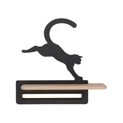 LED Dečija zidna svetiljka sa policom JUMPING CAT LED/5W/230V