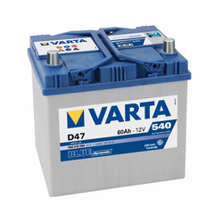 VARTA akumulator D47 12V 60AH+D  BLUE